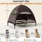 TRUUSK Hondenligstoel Outdoor Met Dak, Verhoogd Hondenbed Vo, Verzenden, Nieuw