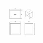 Douchekruk Best Design Solid Steel 43x40x30cm Solid Surface, Doe-het-zelf en Verbouw, Ophalen of Verzenden, Nieuw