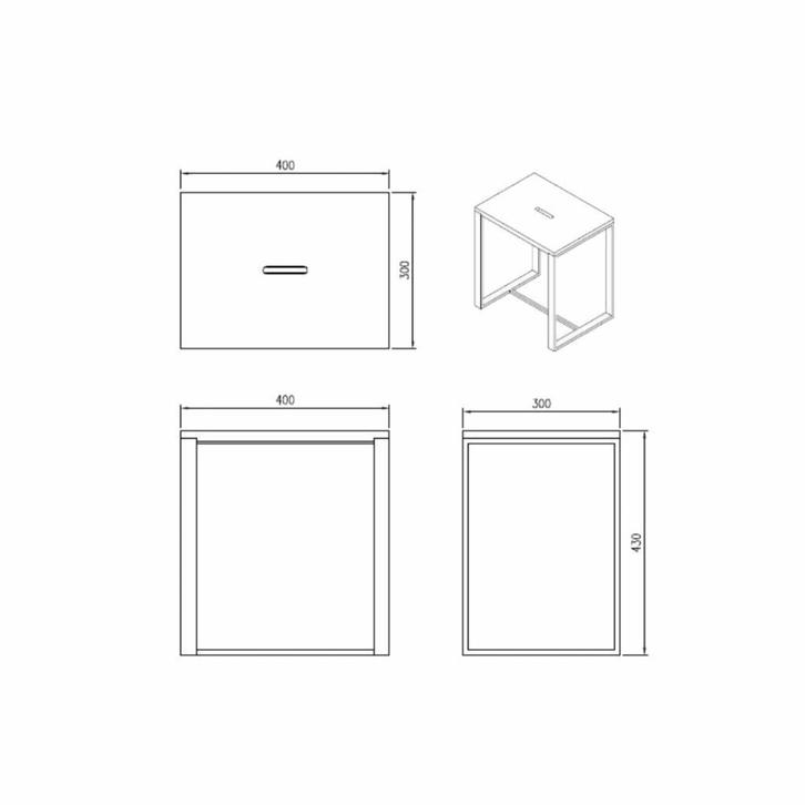 Douchekruk Best Design Solid Steel 43x40x30cm Solid Surface, Doe-het-zelf en Verbouw, Sanitair, Ophalen of Verzenden