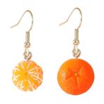 Fako Bijoux® - Oorbellen - Mandarijntje Met En Zonder Schil, Verzenden, Nieuw
