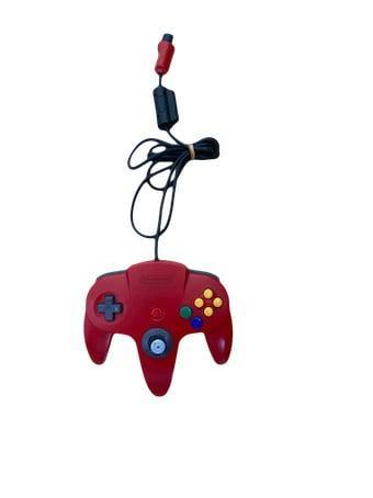 Nintendo 64 Controller Rood Origineel (Pookje Lam), Spelcomputers en Games, Spelcomputers | Nintendo 64, Zo goed als nieuw, Ophalen of Verzenden