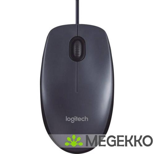 Logitech Mouse M100 Zwart, Computers en Software, Muizen, Nieuw, Verzenden