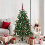 vidaXL Kunstkerstboom Groen 150 cm PVC en Metaal en Plastic, Diversen, Kerst, Verzenden, Nieuw
