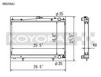 Koyo 94-98 Nissan Skyline GT-R/GT-S 2.6L Turbo Radiator -, Ophalen of Verzenden, Nieuw
