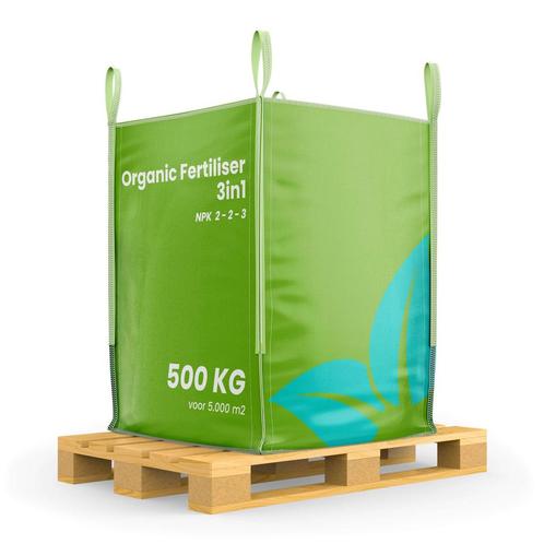Koemestkorrels 3in1 (bigbag 500 kg - Voor 5000 m2), Tuin en Terras, Aarde en Mest, Koemestkorrels, Verzenden