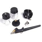 Hofftech Complete airbrush set - 1.8 meter slang - adapte..., Ophalen of Verzenden, Nieuw