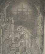 Jan Toorop (1858-1928) - Aan de bron, Antiek en Kunst