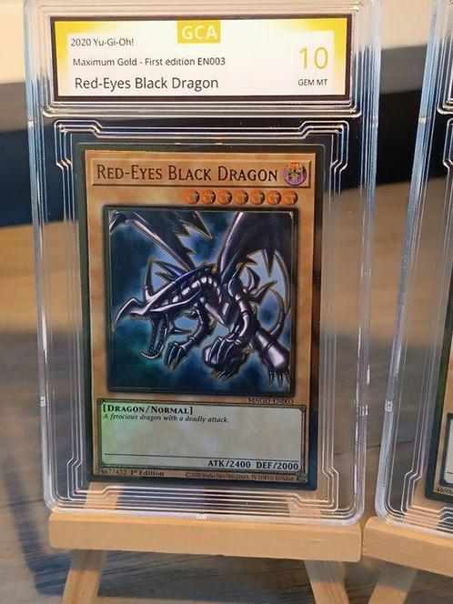 Konami - 2 Card - Red-Eyes Black Dragon and Dark Magician, Verzamelen, Overige Verzamelen