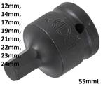 Bgs Technic Krachtbit dop 20 mm 3/4) Inbus 12 mm, Verzenden, Nieuw