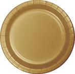 Gouden Borden Parelmoer 23cm 8st, Verzenden, Nieuw