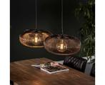 Hanglamp Copper twist 2 lampen Ø43 cm - Zwart nikkel, Ophalen of Verzenden, Nieuw