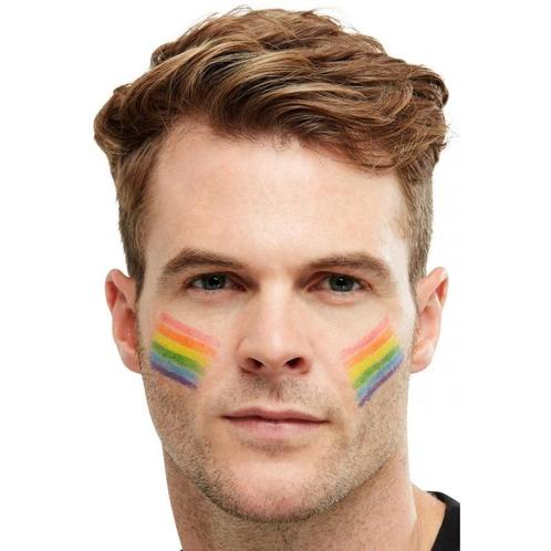 Regenboog vlag schminken stift - Schmink, Hobby en Vrije tijd, Feestartikelen, Ophalen of Verzenden
