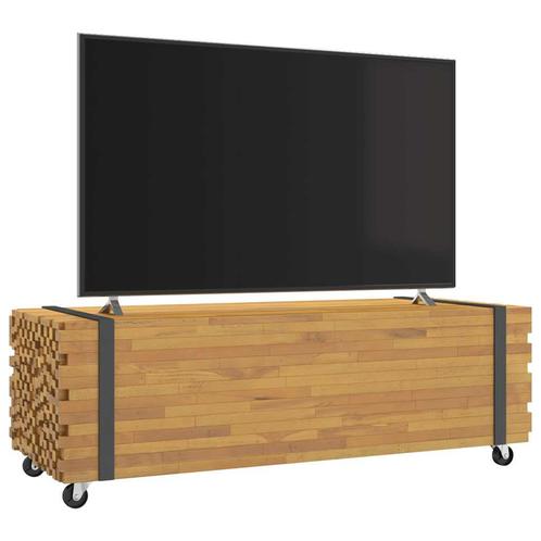 vidaXL Salontafel 110x45x35 cm massief teakhout, Huis en Inrichting, Tafels | Salontafels, 100 tot 150 cm, Nieuw, Teakhout, Verzenden
