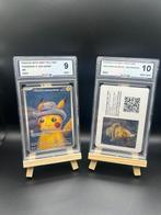 Pokémon - 2 Graded card - Pikachu With Grey Felt Hat #85 &, Nieuw