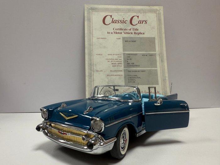 Danbury Mint 1:24 - Model cabriolet - 1957 Chevrolet Bel Air, Hobby en Vrije tijd, Modelauto's | 1:5 tot 1:12