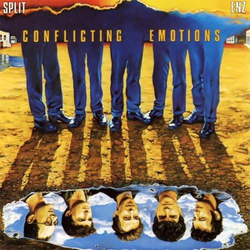 LP gebruikt - Split Enz - Conflicting Emotions, Cd's en Dvd's, Vinyl | Pop, Zo goed als nieuw, Verzenden