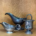 STURY BAHNHOF - Schotel (3) - Verzilverd, Legering - Set van, Antiek en Kunst