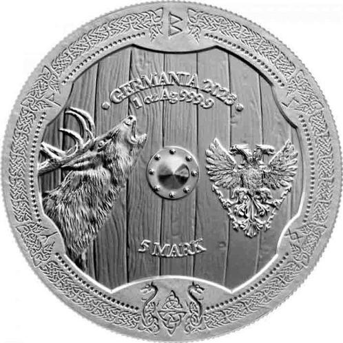 Polen. 5 Mark 2023 1 oz 5 Mark Valkyries Series Ostara, Postzegels en Munten, Edelmetalen en Baren