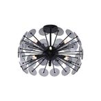 Art Deco plafondlamp zwart met smoke - Atomic, Nieuw, Kunststof, Art Deco