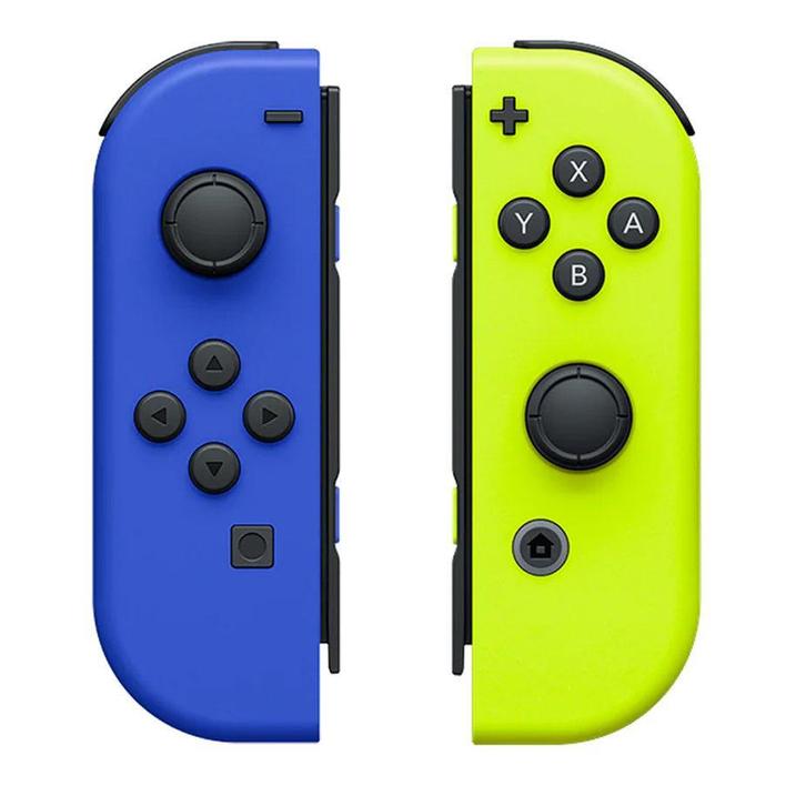 Nintendo Switch Joy-Cons Set - Blauw/Geel, Spelcomputers en Games, Spelcomputers | Nintendo Switch, Zo goed als nieuw, Verzenden