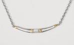 Halsketting - 18 karaat Platina, Geel goud Diamant, Nieuw