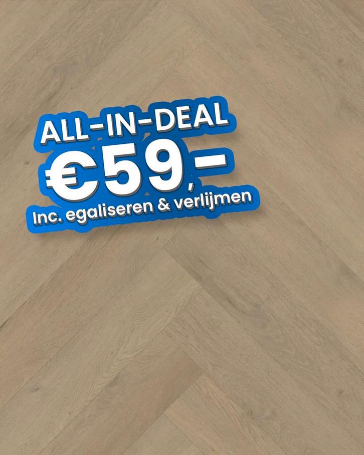 Plak pvc Visgraat licht eiken |  Belakos Attico Visgraat XL, Huis en Inrichting, Stoffering | Vloerbedekking, Ophalen