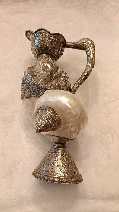 Kruik - Parelmoer - Oosterse oude kan, Antiek en Kunst, Kunst | Niet-Westerse kunst