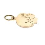 Gouden hanger van een kinderkopje; Meisje (Hanger of bedel), Ophalen of Verzenden, Gebruikt, Goud, Overige merken