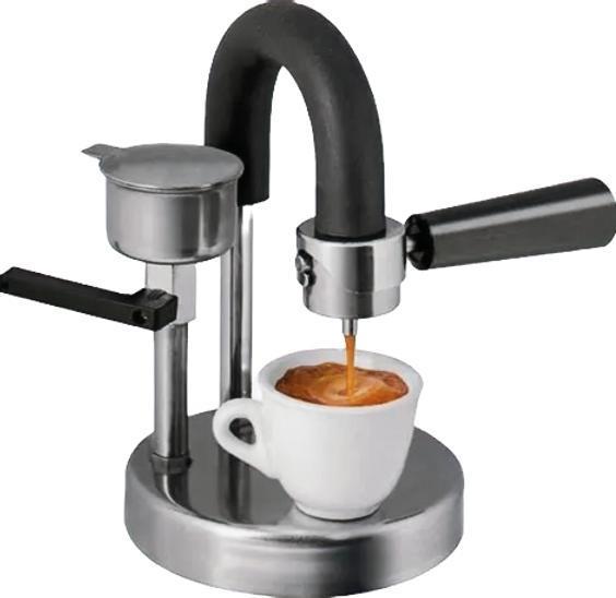 Espresso apparaat zoals je in Italië espresso drinkt., Witgoed en Apparatuur, Koffiezetapparaten, 1 kopje, Nieuw, Gemalen koffie