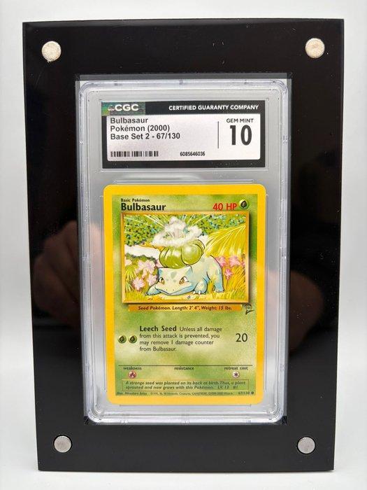 Pokémon Graded card - Bulbasaur - CGC 10 - WOTC - Base set 2, Hobby en Vrije tijd, Verzamelkaartspellen | Pokémon