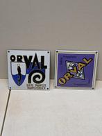Orval - Orval Trappistenbier - Emaille plaat (2) - Emaille