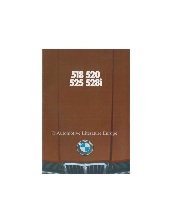 1978 BMW 5 SERIE BROCHURE NEDERLANDS, Boeken, Auto's | Folders en Tijdschriften, BMW