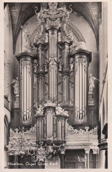 HAARLEM - Orgel Grote Kerk, Verzamelen, Ansichtkaarten | Nederland, Verzenden