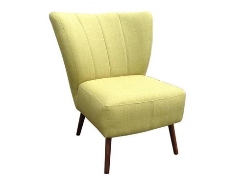 Innsbruck retro fauteuil uitgevoerd in stof, Huis en Inrichting, Fauteuils, Nieuw, Ophalen of Verzenden