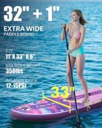 Opblaasbaar SUP board 335 cm met kajak zitje en visfunctie, Verzenden, Nieuw