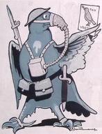 Spotprent over de Nobelprijs voor de vrede (lijst optie), Antiek en Kunst, Verzenden