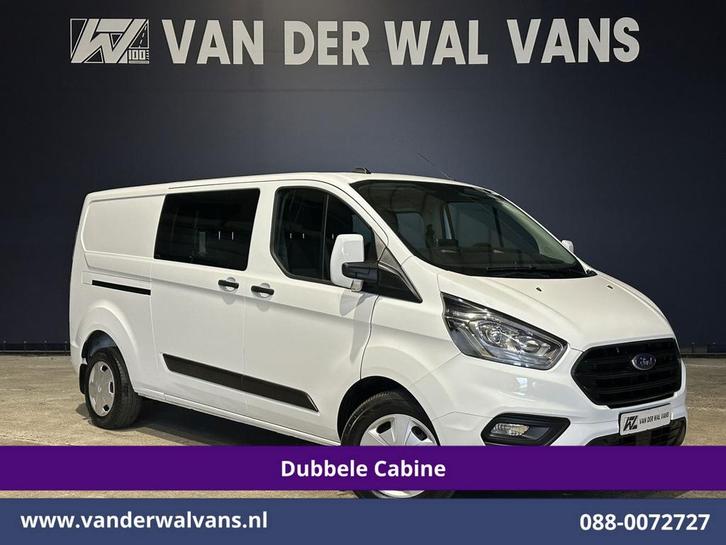 Ford Transit Custom | 2.0 TDCI 131pk L2H1 Dubbele Cabine, Auto's, Bestelauto's, Dealer onderhouden, Te koop, Handgeschakeld, Diesel