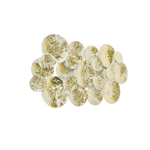 Decorateive oosterse wandlamp goud met wit 2-lichts - Hikina, Huis en Inrichting, Lampen | Wandlampen, Nieuw, Overige materialen