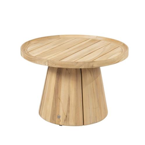 Pablo lounge tuintafel 60 cm rond H40 cm teak, Tuin en Terras, Tuintafels, Nieuw, Teakhout, Ophalen of Verzenden
