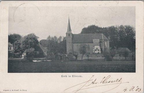 ELLECOM - Kerk te Ellecom, Verzamelen, Ansichtkaarten | Nederland, Verzenden
