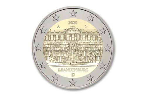 2 euro Slot Sanssouci 2020 - Duitsland, Postzegels en Munten, Munten | Europa | Euromunten, Verzenden