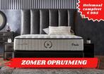 PRADA! Boxspring met OPBERGRUIMTE 180 x 200 Antraciet OP=OP!, Ophalen of Verzenden, Wit, 180 cm, 200 cm