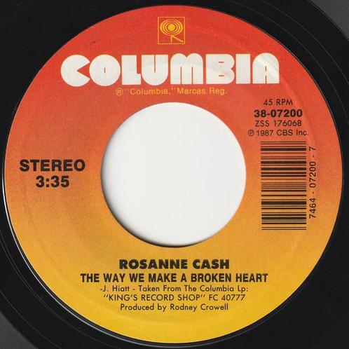 vinyl single 7 inch - Rosanne Cash - The Way We Make A Br..., Cd's en Dvd's, Vinyl Singles, Zo goed als nieuw, Verzenden