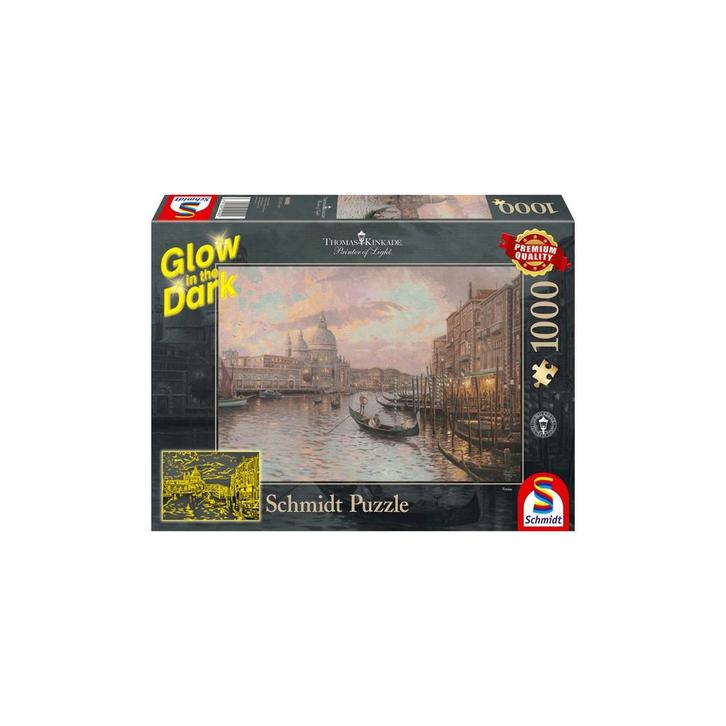 Schmidt puzzel Venetië Glow in the  van €19,99 voor €16,00, Hobby en Vrije tijd, Denksport en Puzzels, Ophalen of Verzenden