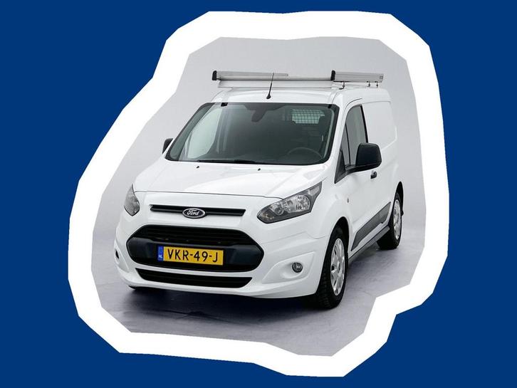 Ford Transit Connect 1.6 TDCI L1 Betimmering Parkeersensoren, Auto's, Bestelauto's, Onderhoudsboekje, Lease, Overige kleuren, Handgeschakeld