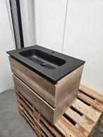 Gliss Design Badmeubel 80 x 45 x 57 cm Canyon oak eiken met, Ophalen of Verzenden, Nieuw, Bad