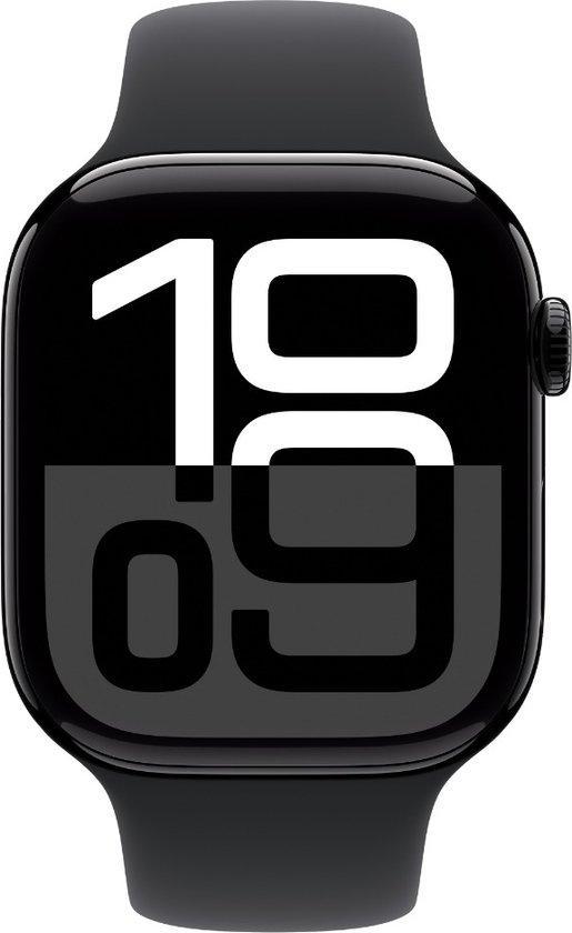 Apple - Watch Series 10 - 46mm - GPS - Black Sportband S/..., Sieraden, Tassen en Uiterlijk, Smartwatches, Nieuw, Verzenden