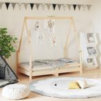 vidaXL Kinderbedframe 70x140 cm massief grenenhout, Kinderen en Baby's, Kinderkamer | Bedden, Verzenden, Nieuw