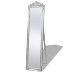 vidaXL Vrijstaande spiegel Barok 160x40cm zilver, Huis en Inrichting, Verzenden, Nieuw