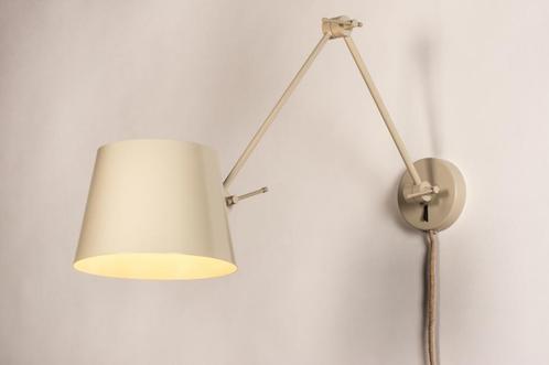 Rietveld Wandlampen - Beige, Zand - Metaal, Huis en Inrichting, Lampen | Wandlampen, Verzenden